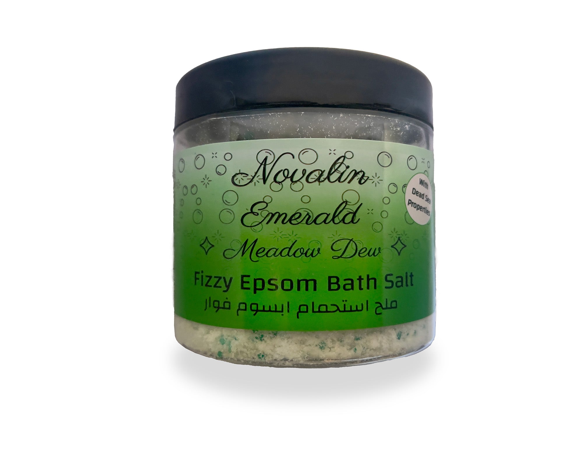 Novalin Epsom Fizzy Bath Salt - Emerald
