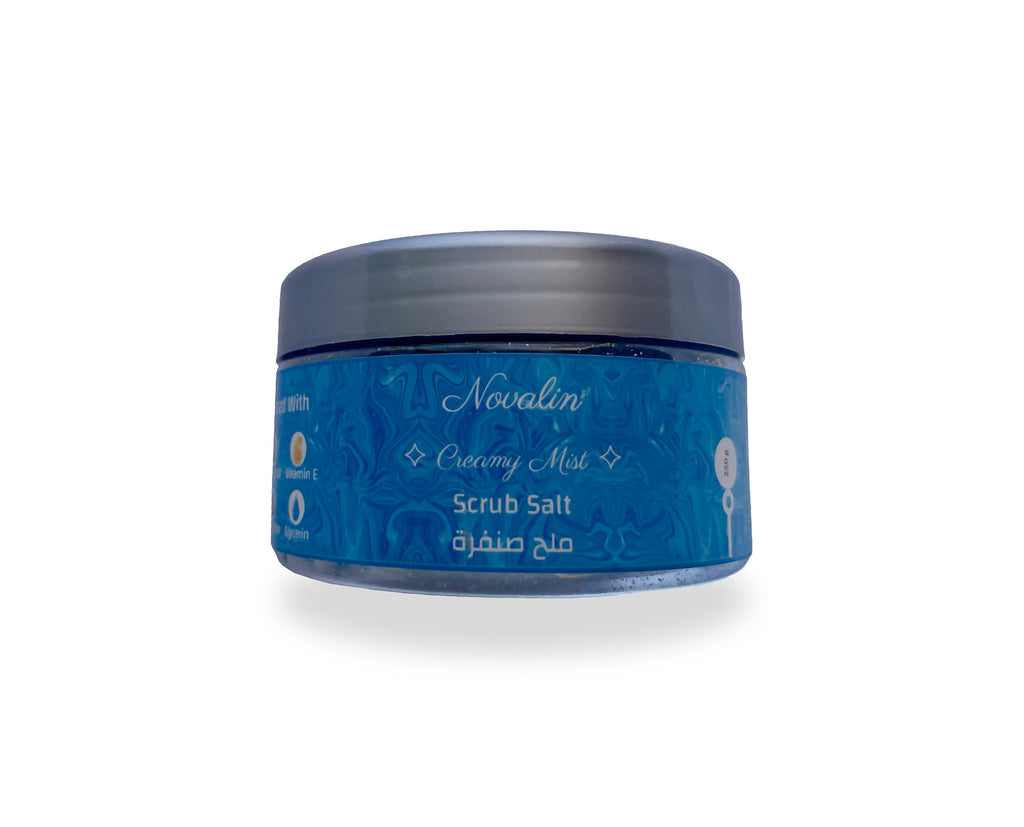 Novalin Scrub Salt with Blue Crystals