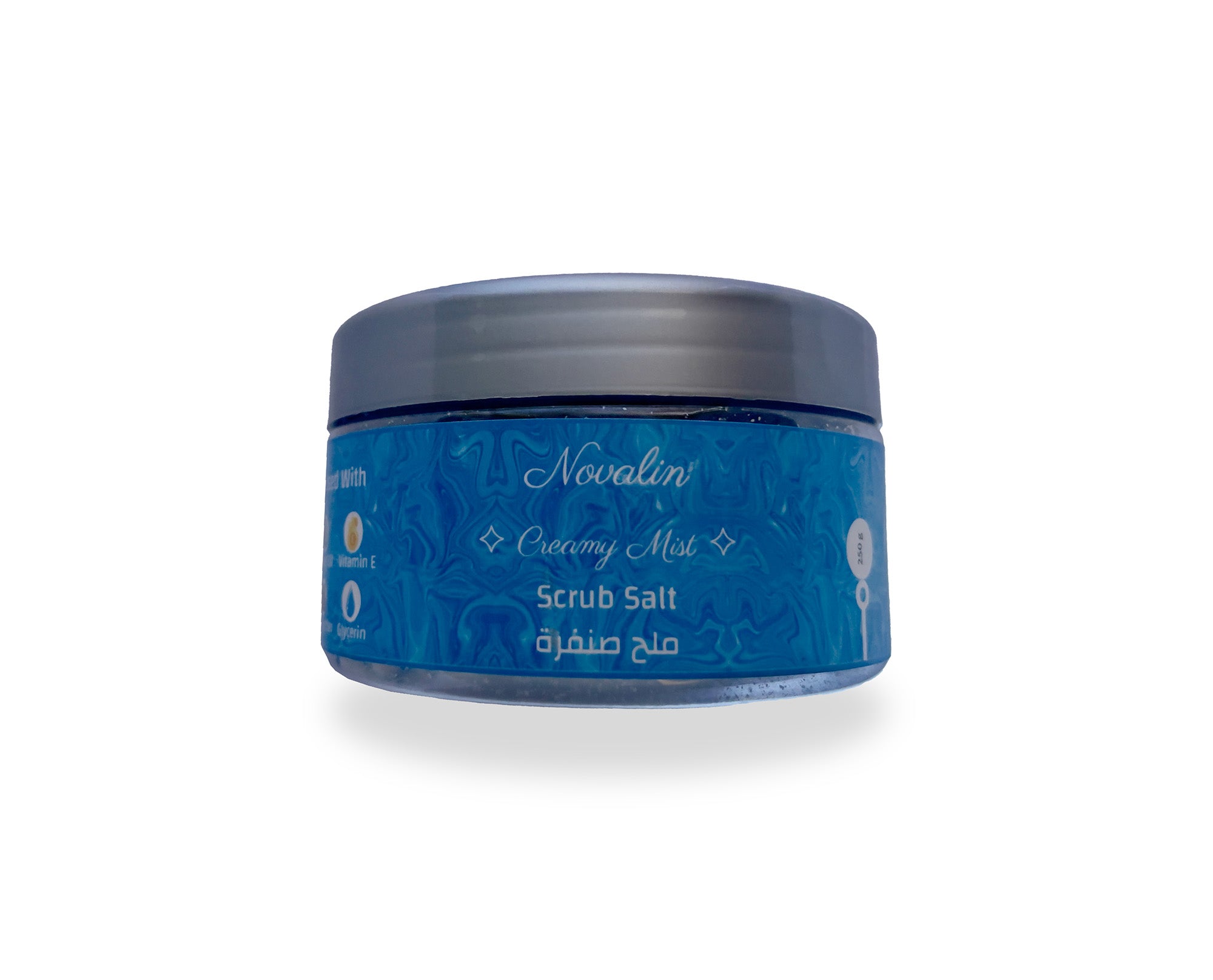 Novalin Scrub Salt with Blue Crystals