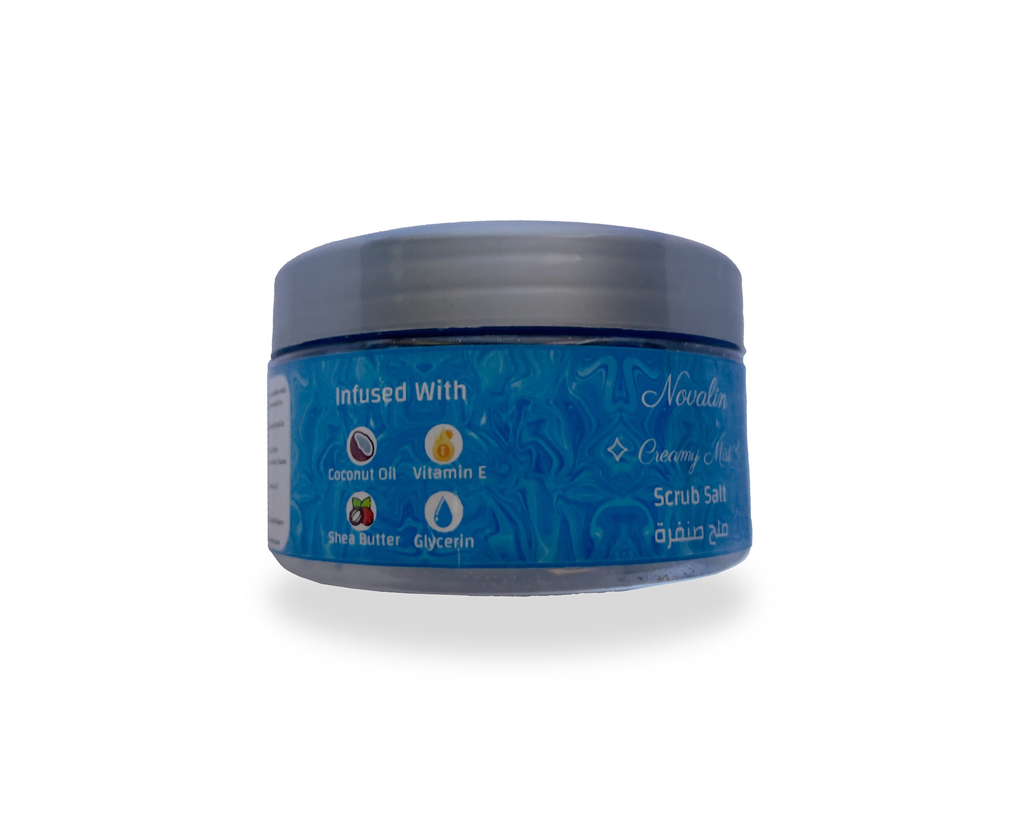 Novalin Scrub Salt with Blue Crystals