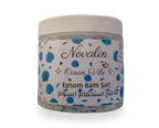 Novalin Epsom Bath Salt with Blue Crystals