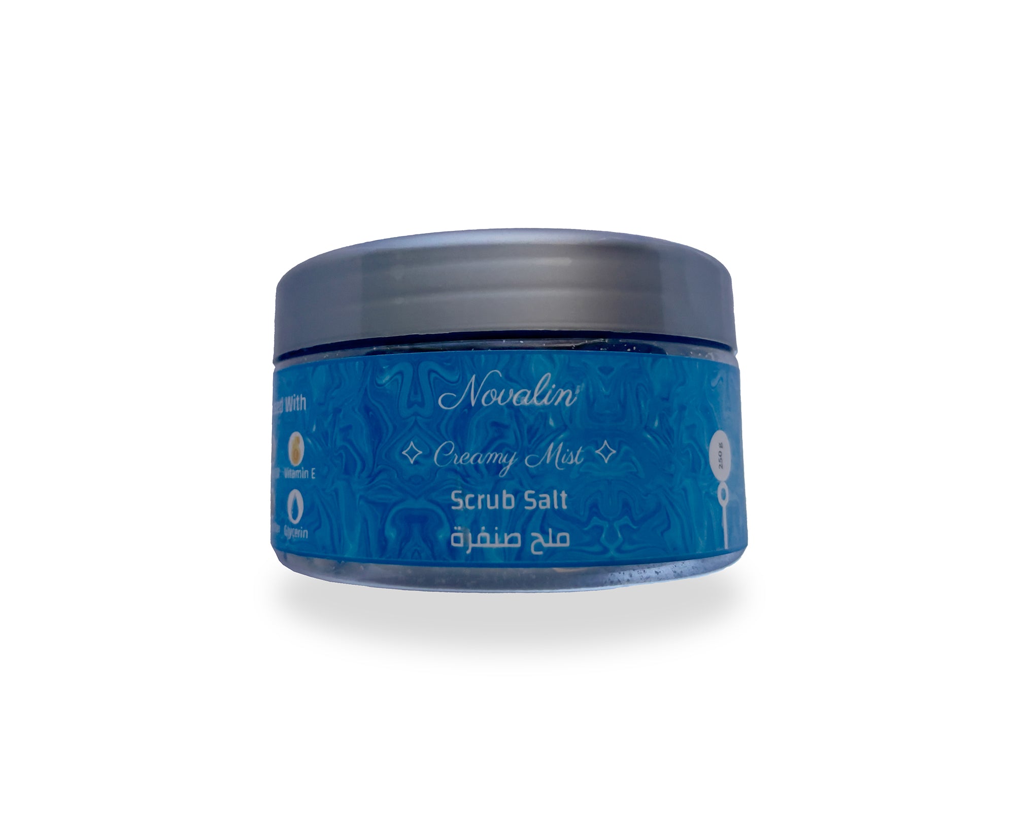 Novalin Scrub Salt with Blue Crystals